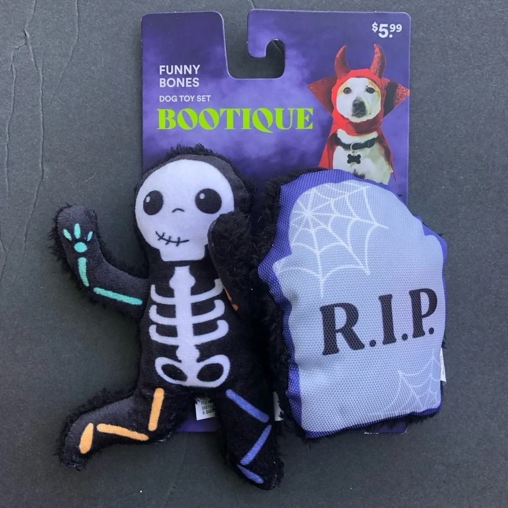 Set Halloween gothic horror dog toys S